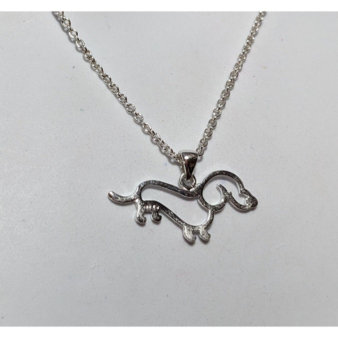 Other Minimalist Silver Dachshund Necklace Size ONE SIZE - 6 Thumbnail
