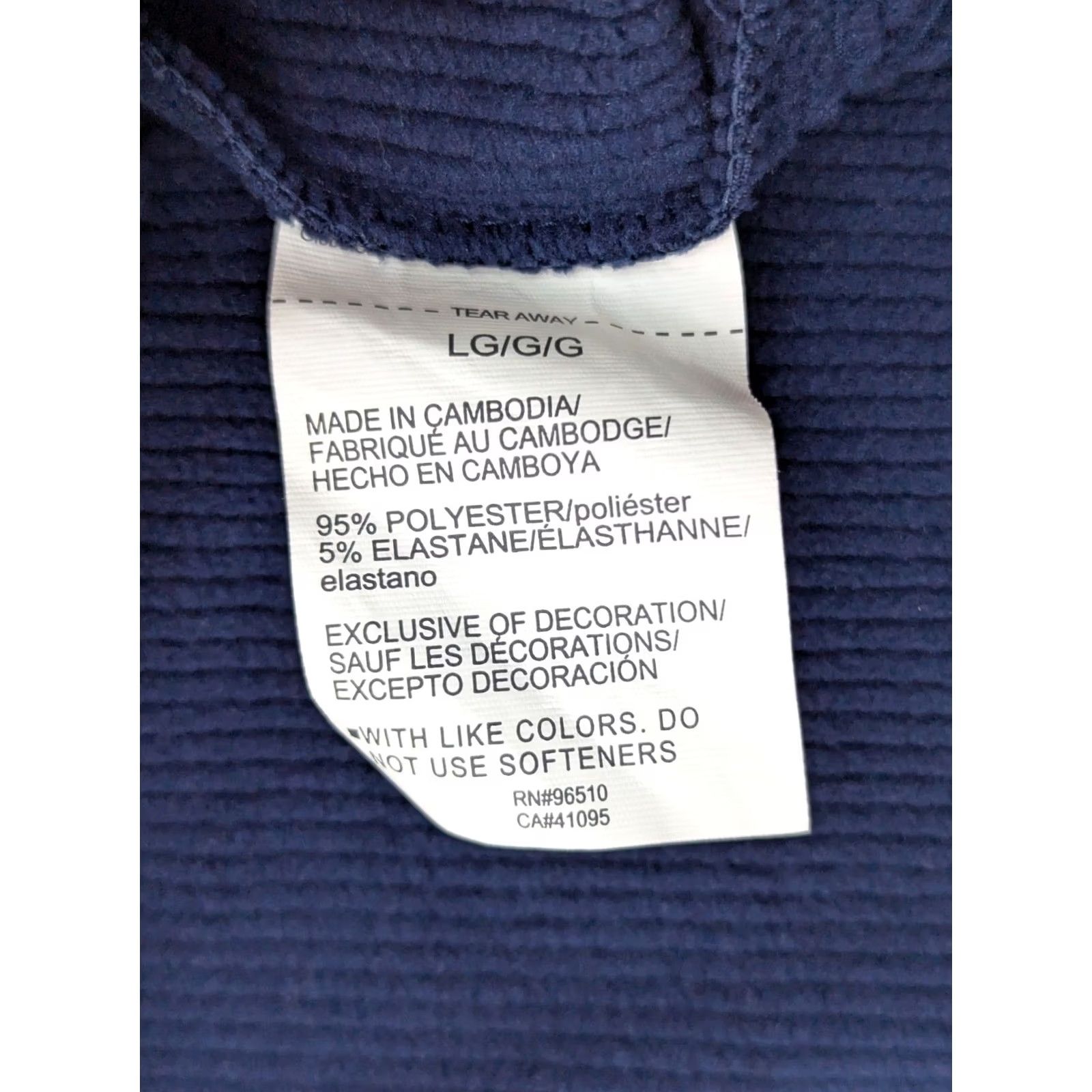 Under Armour Under Armour ColdGear 1/4 Zip Pullover Golf Fleece Sweatshirt Men L Blue Size US L / EU 52-54 / 3 - 6 Thumbnail