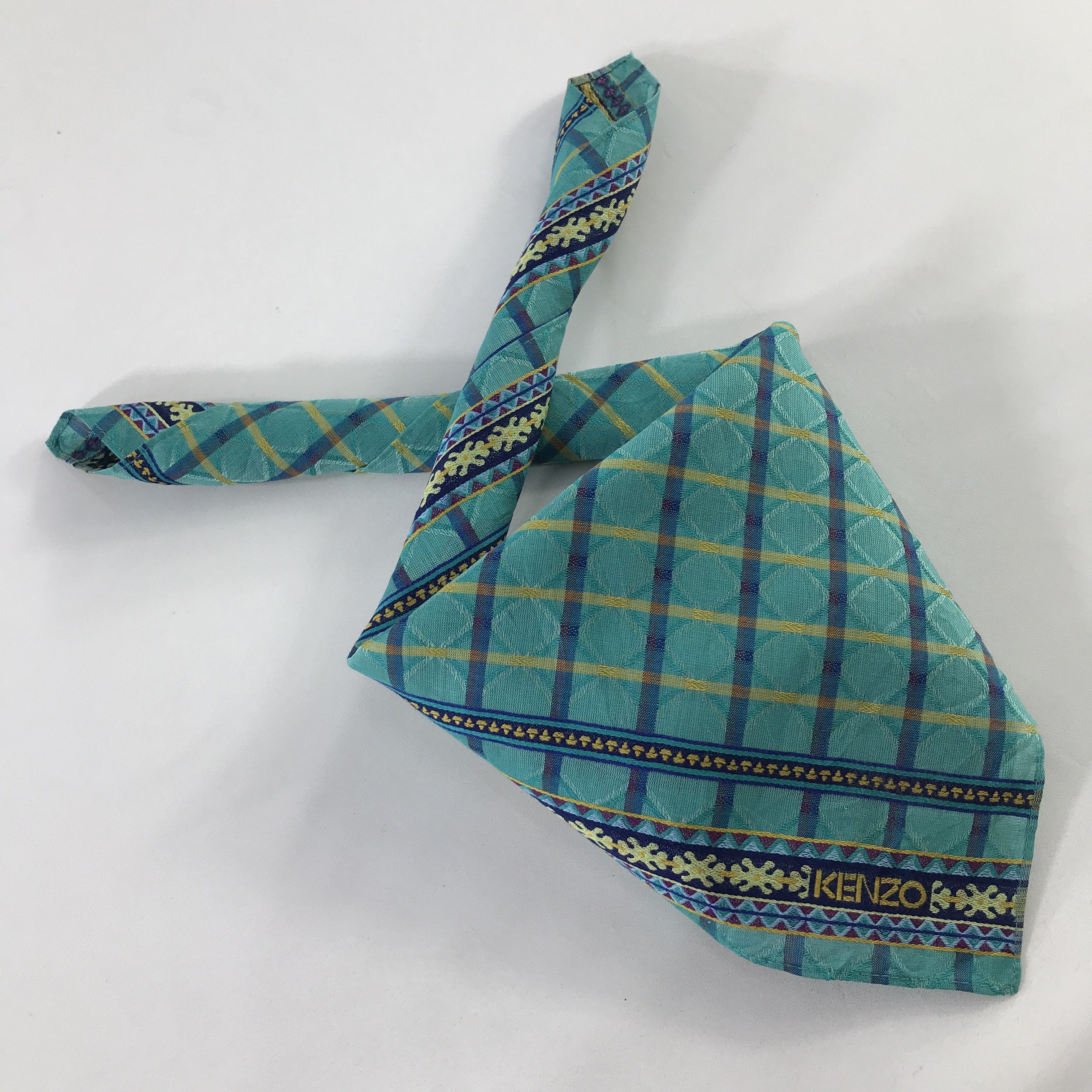 Kenzo × Vintage Kenzo Bandana / Handkerchief / Neckerchief - S485 Size ONE SIZE - 4 Thumbnail