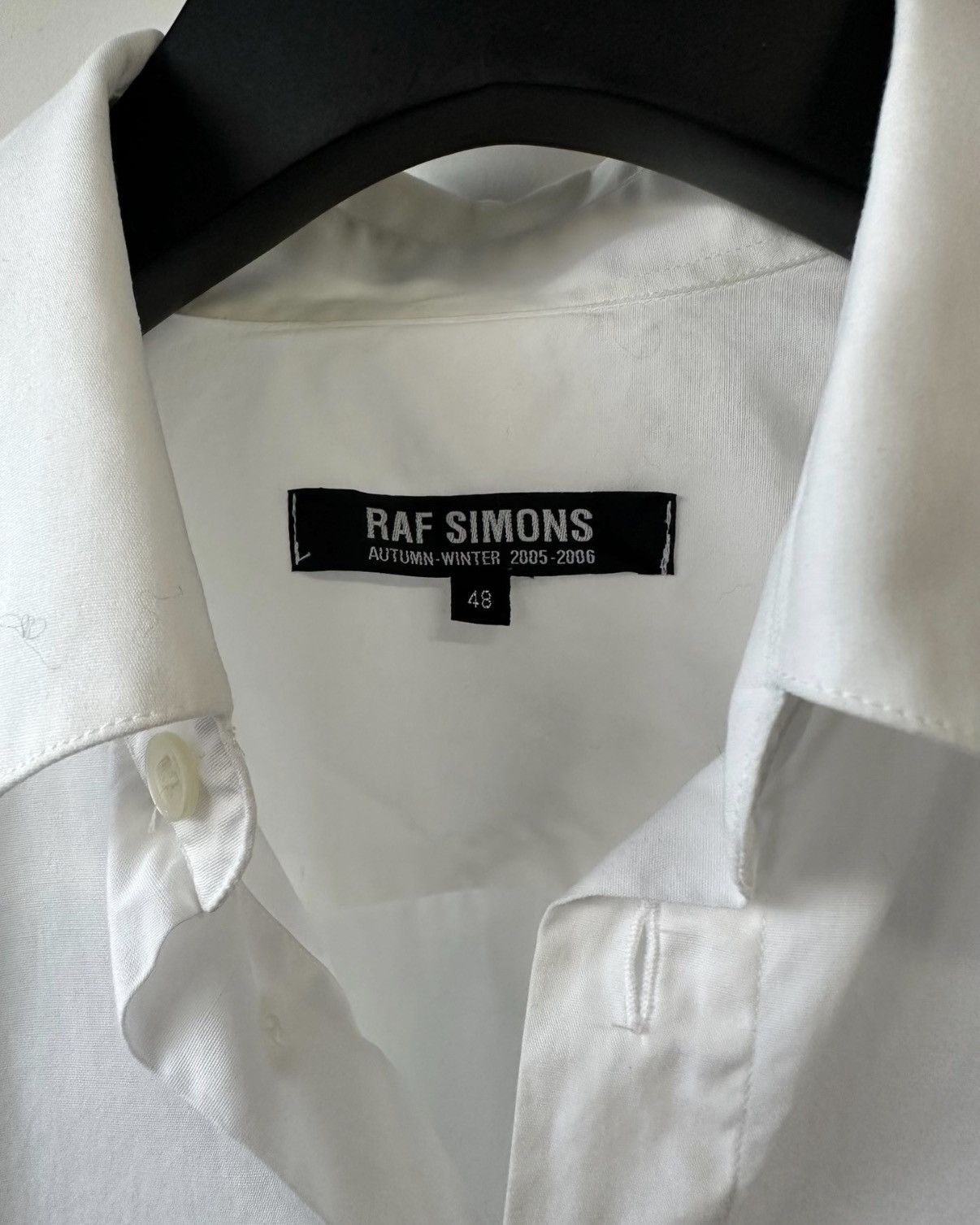 Raf Simons Raf Simons 05AW 'R' logo long sleeve shirt K7 Size US M / EU 48-50 / 2 - 2 Thumbnail