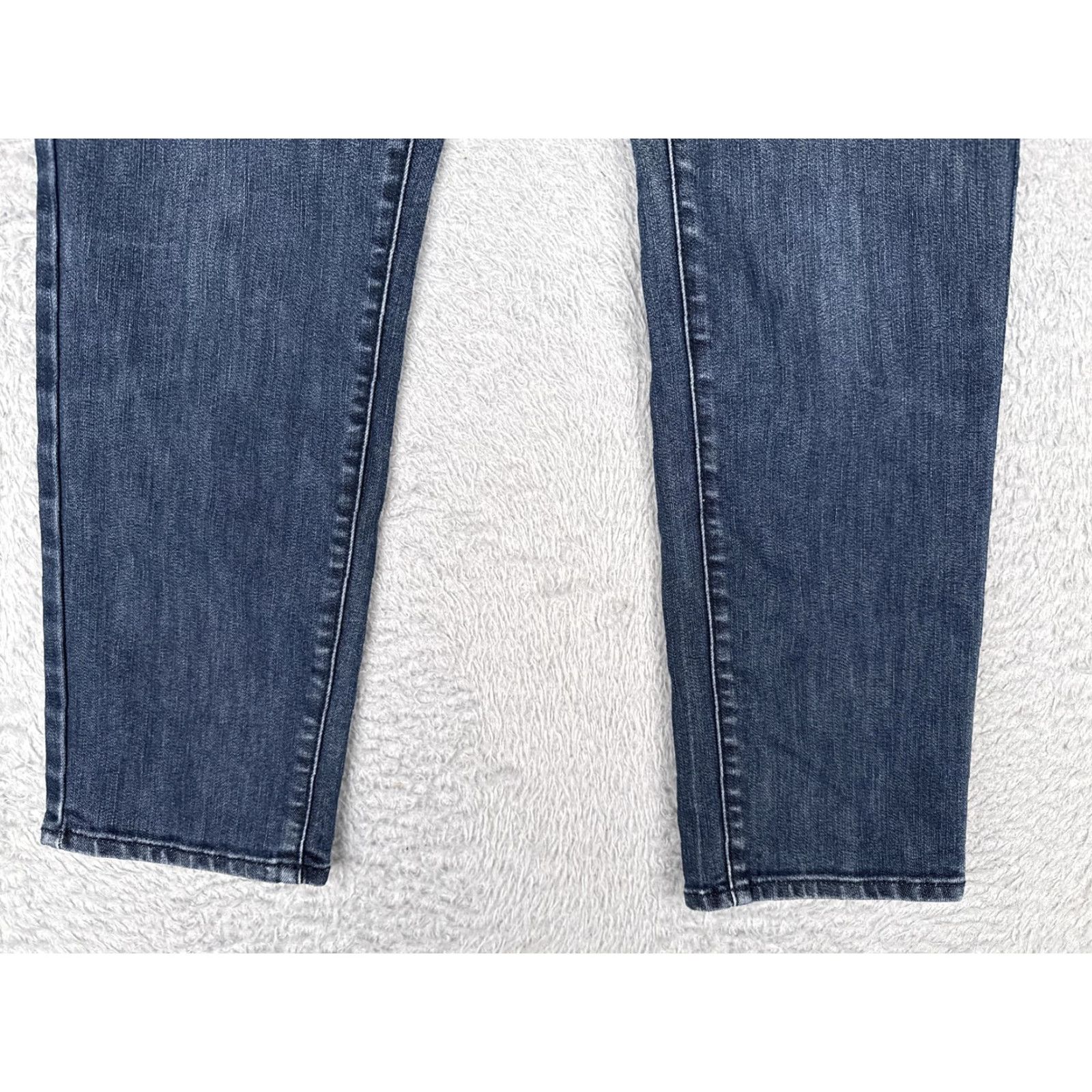 Coldwater Creek Coldwater Creek Jeans Womens Petite 8 Blue Denim Straight Leg Mid Rise Stretch Jeans Size 30" / US 8 / IT 44 - 2 Thumbnail
