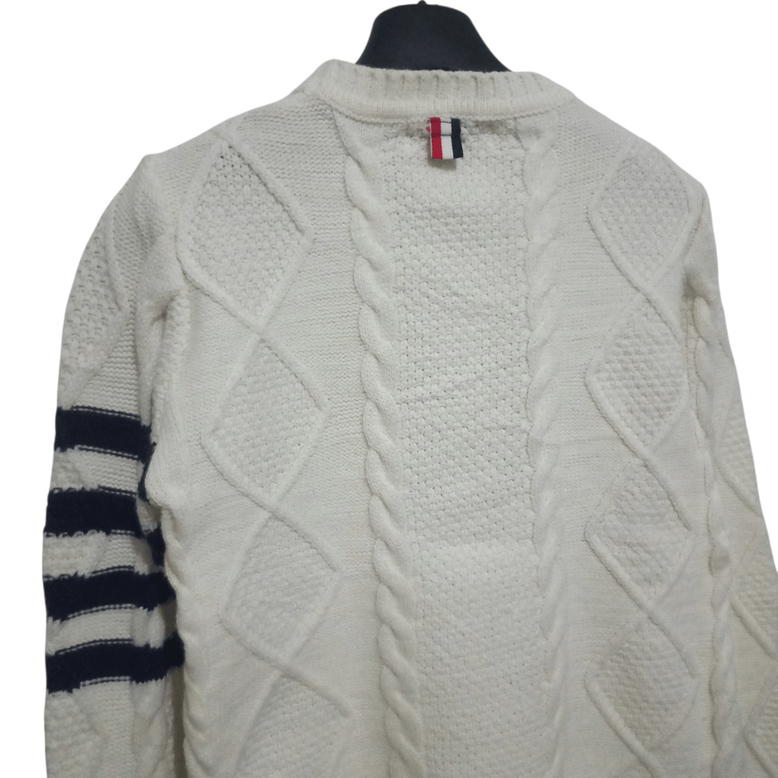 Japanese Brand Thombrowne - 3D Cable Knitwear Size M / US 6-8 / IT 42-44 - 4 Thumbnail