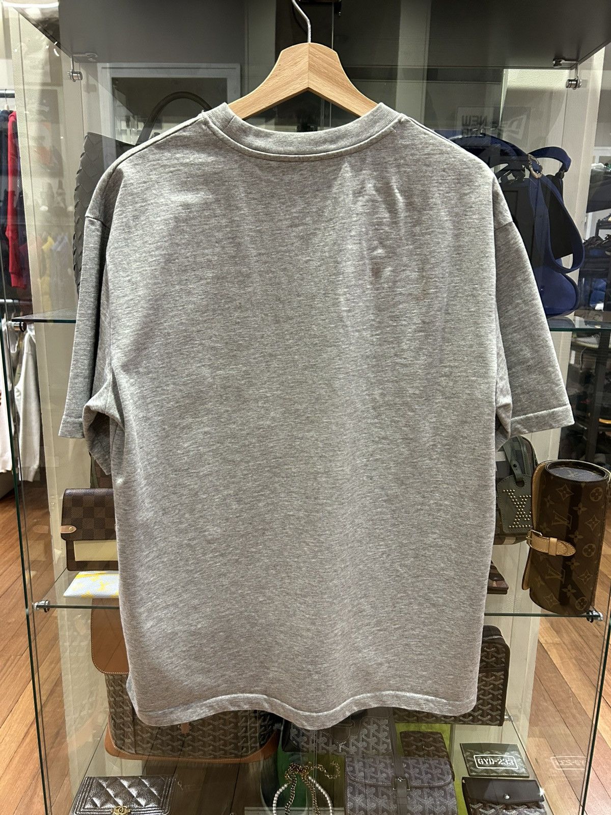 Gucci Gucci Web Logo Tee - Grey Size US M / EU 48-50 / 2 - 2 Thumbnail