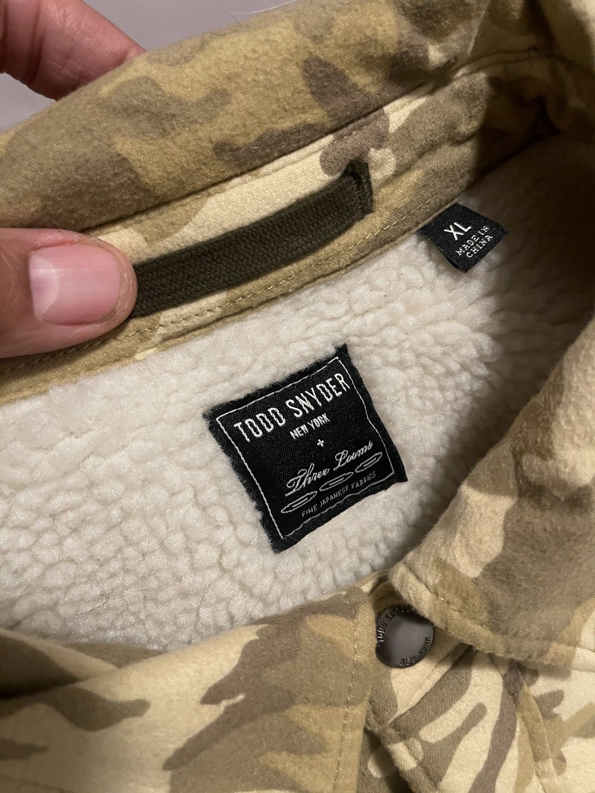 Todd Snyder Todd Snyder x Three Looms Sherpa Overshirt Size US XL / EU 56 / 4 - 3 Thumbnail
