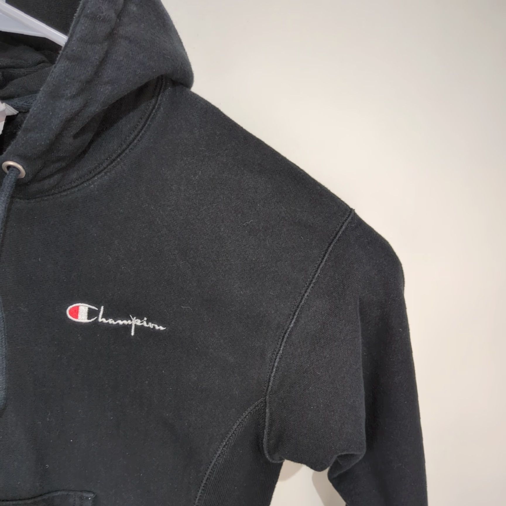 Champion VINTAGE Champion Reverse Weave Sweatshirt Pullover Hoodie Black Adult Small S Men's Regular Size US S / EU 44-46 / 1 - 6 Thumbnail