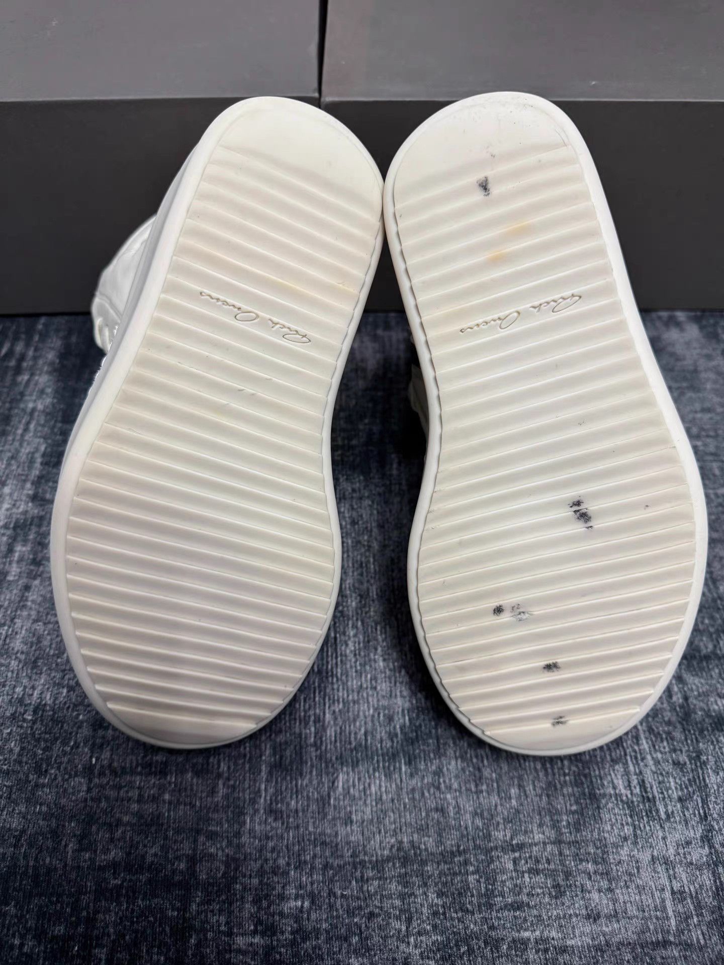Rick Owens Rick Owens Mainline White Thick Sole Triangle Sneakers Size US 6 / EU 39 - 5 Thumbnail