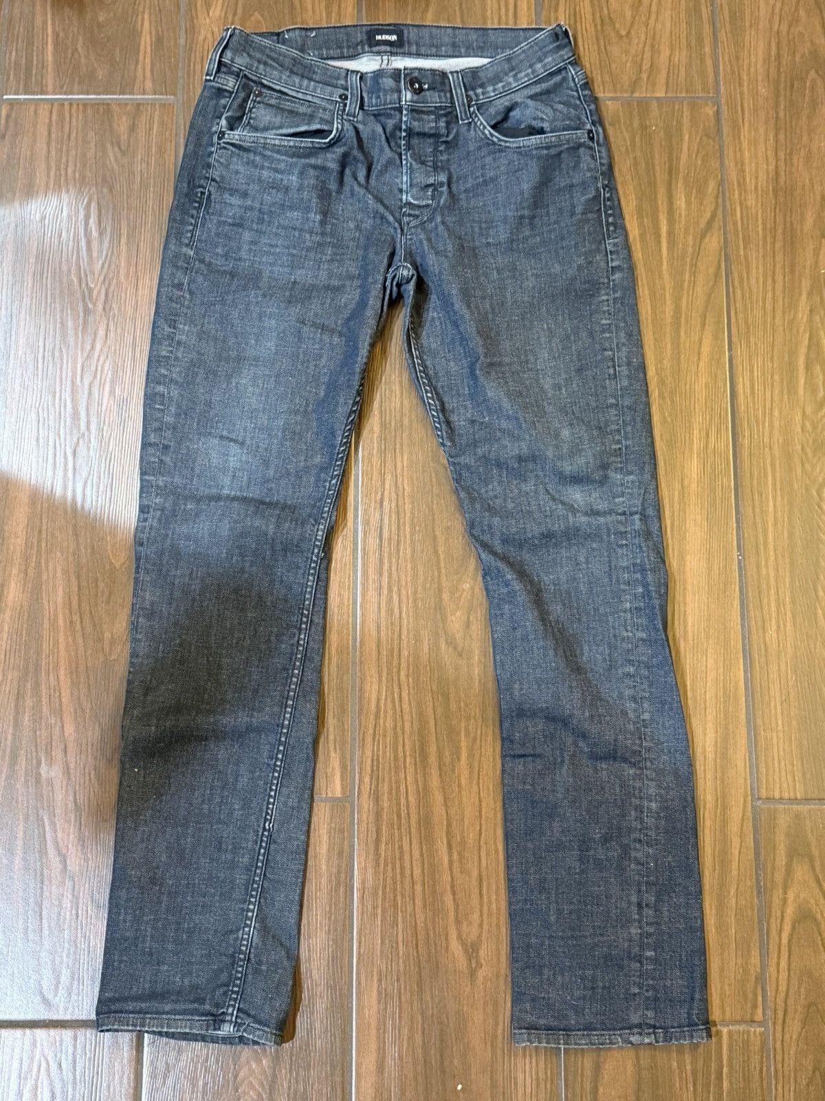 Hudson Hudson Byron Jeans Mens size 33 Dark Wash Slim Straight Size US 33 - 1 Thumbnail