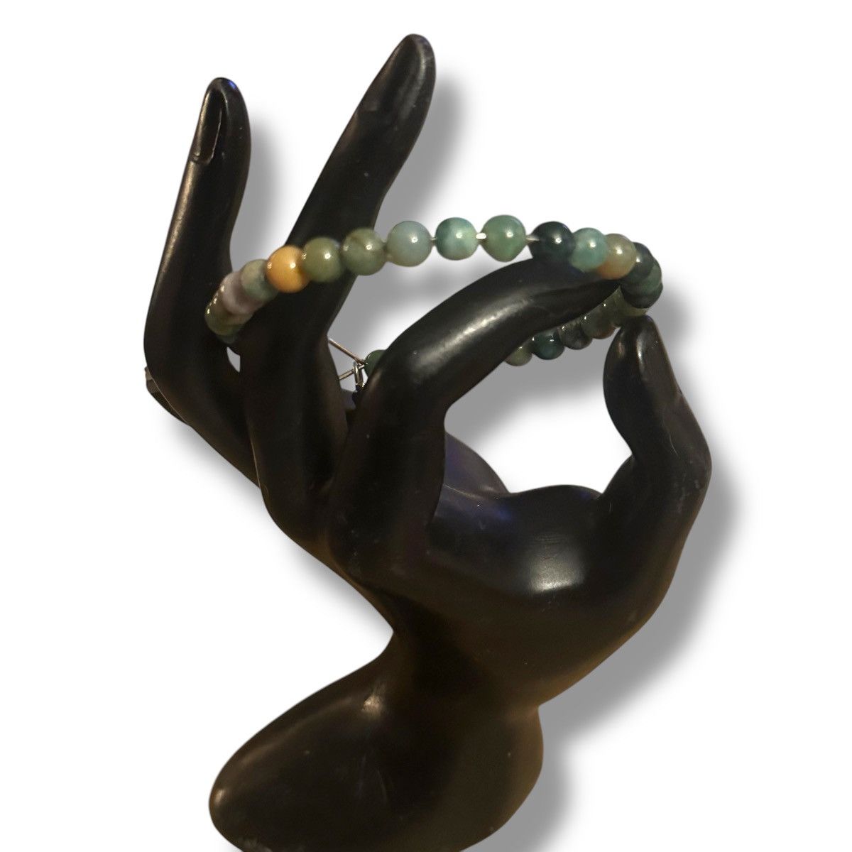 Other Love This Life green agate bead bangle bracelet Size ONE SIZE - 2 Thumbnail