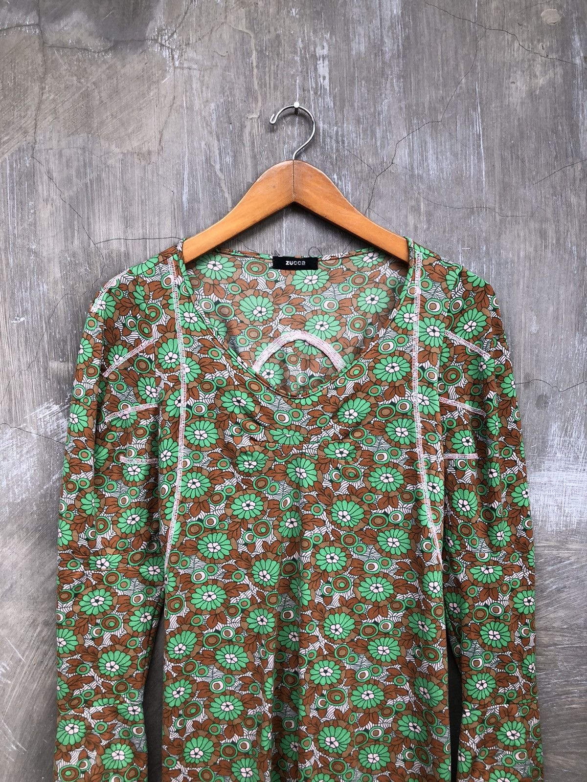 Issey Miyake Issey Miyake Zucca Flower Midi Dress Size M / US 6-8 / IT 42-44 - 2 Thumbnail