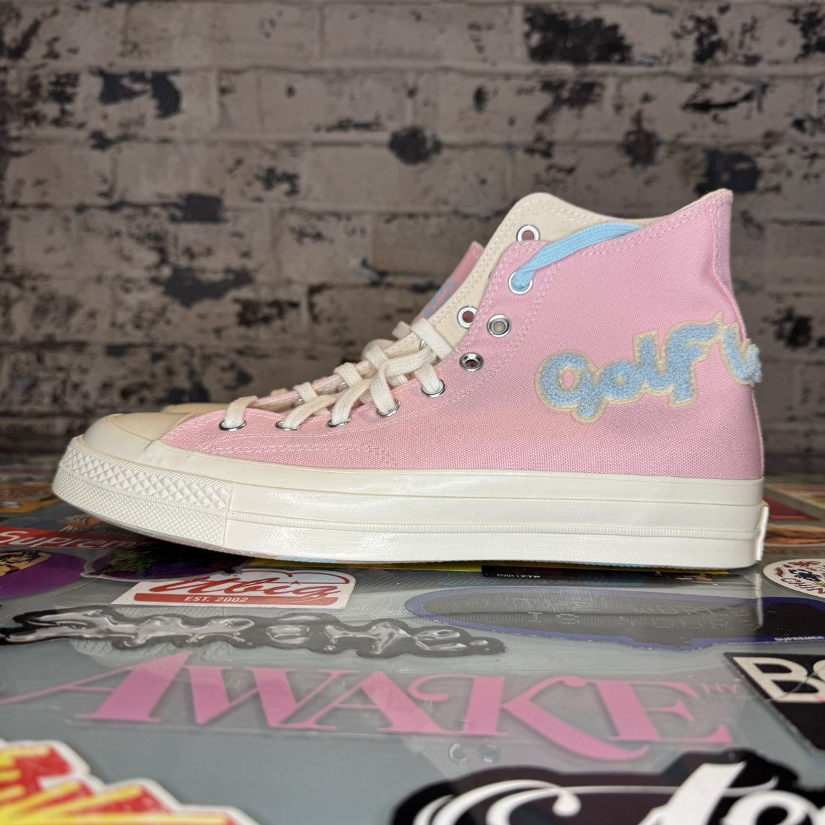 Converse × Golf le Fleur Converse Chuck 70 Hi Golf Le Fleur Pink Chenille Sz 9.5 Size US 9.5 / EU 42-43 - 1 Thumbnail