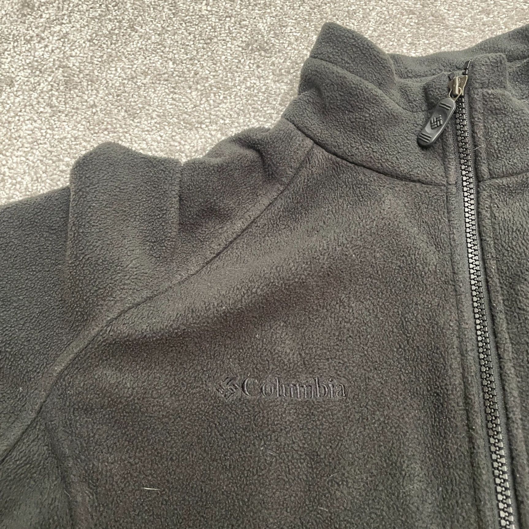Vintage Columbia Jacket Womens Large Black Fleece Benton Springs Full Zip Outdoor Hiking Size L / US 10 / IT 46 - 4 Thumbnail
