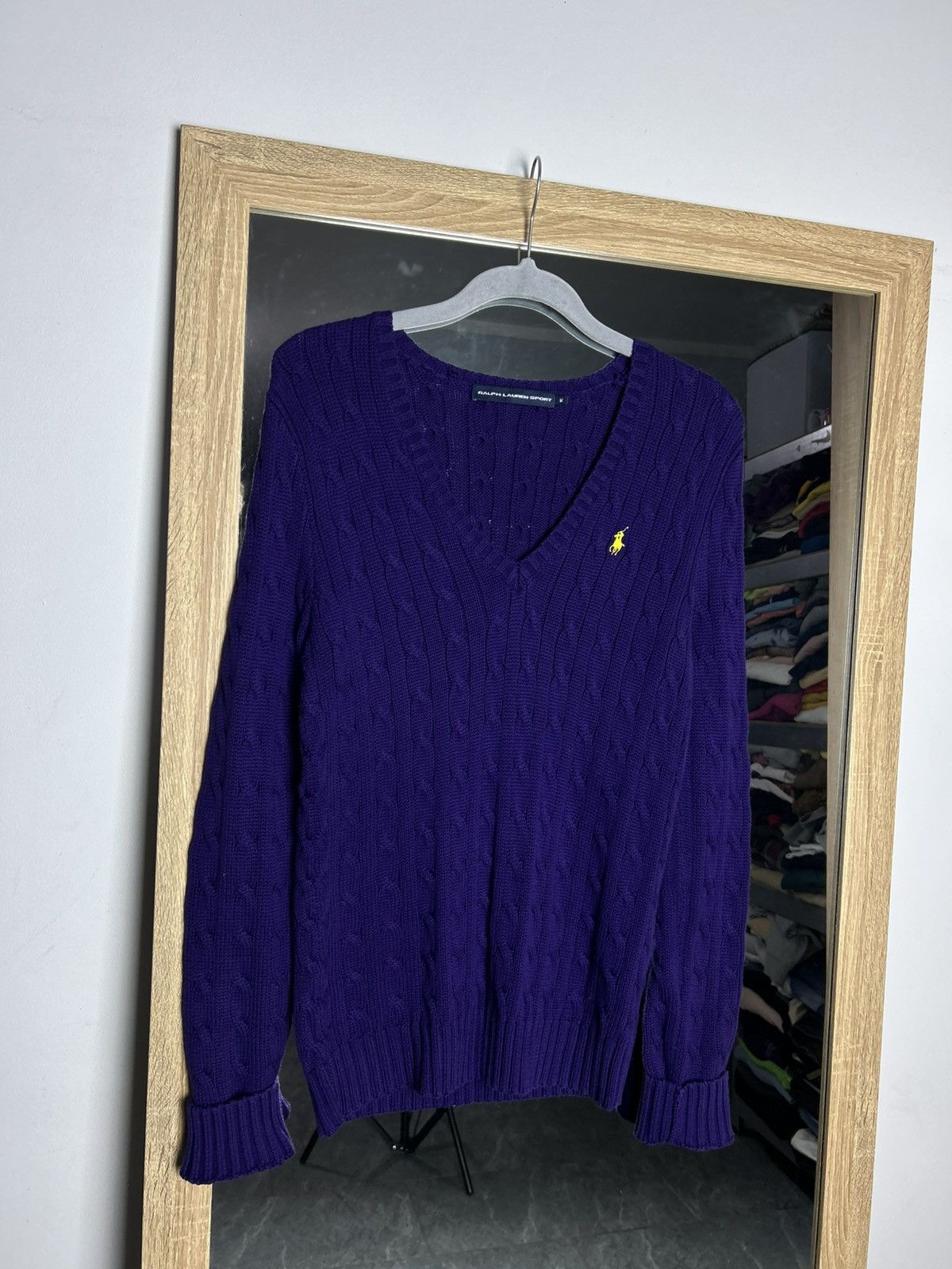 Grailed × Polo Ralph Lauren × Vintage Knit sweater polo Ralph Lauren V small logo Size M / US 6-8 / IT 42-44 - 4 Thumbnail
