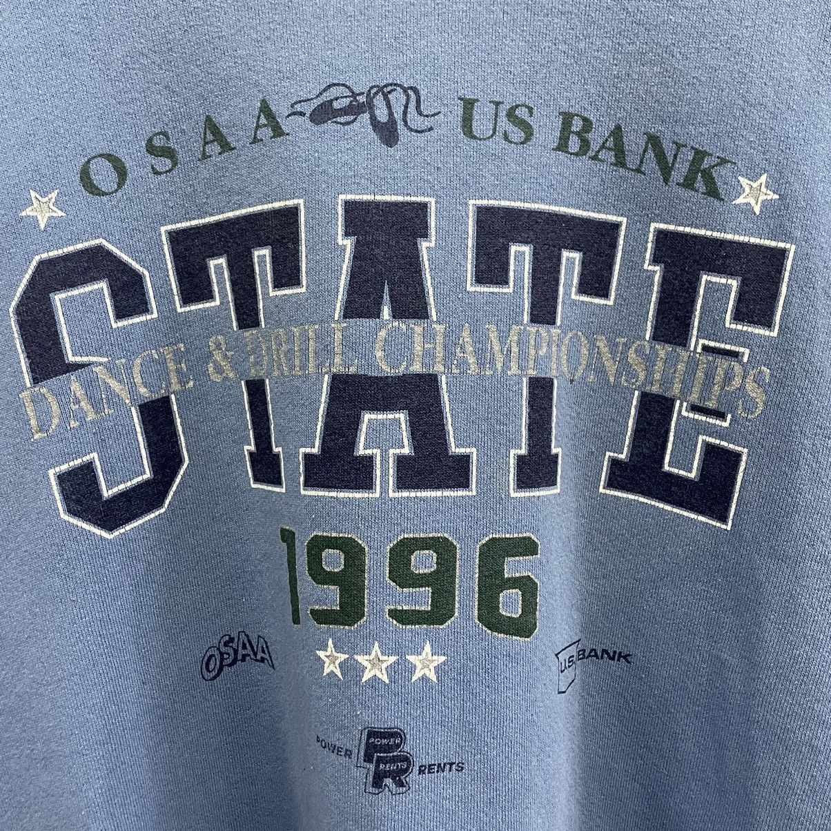 Vintage 🔥Vintage 1996 OSAA USA Bank Big Logo Sweatshirts Size US L / EU 52-54 / 3 - 4 Thumbnail