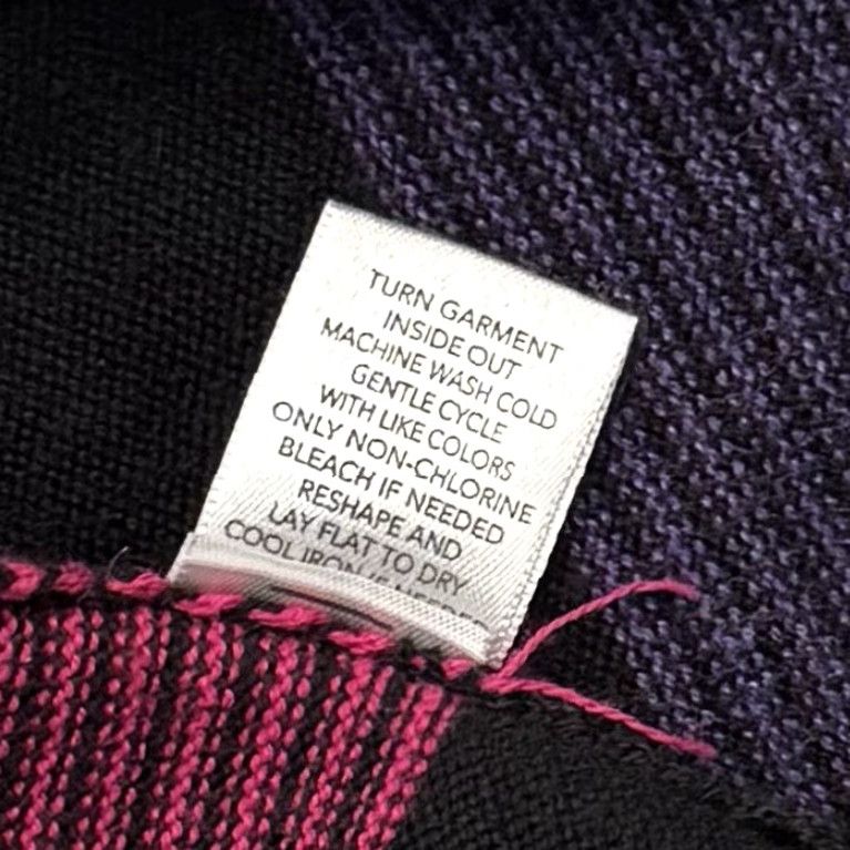 Vintage VINTAGE Christopher & Banks Sweater Women Large Henley Office Academia Stripes Retro 70s Size L / US 10 / IT 46 - 7 Thumbnail