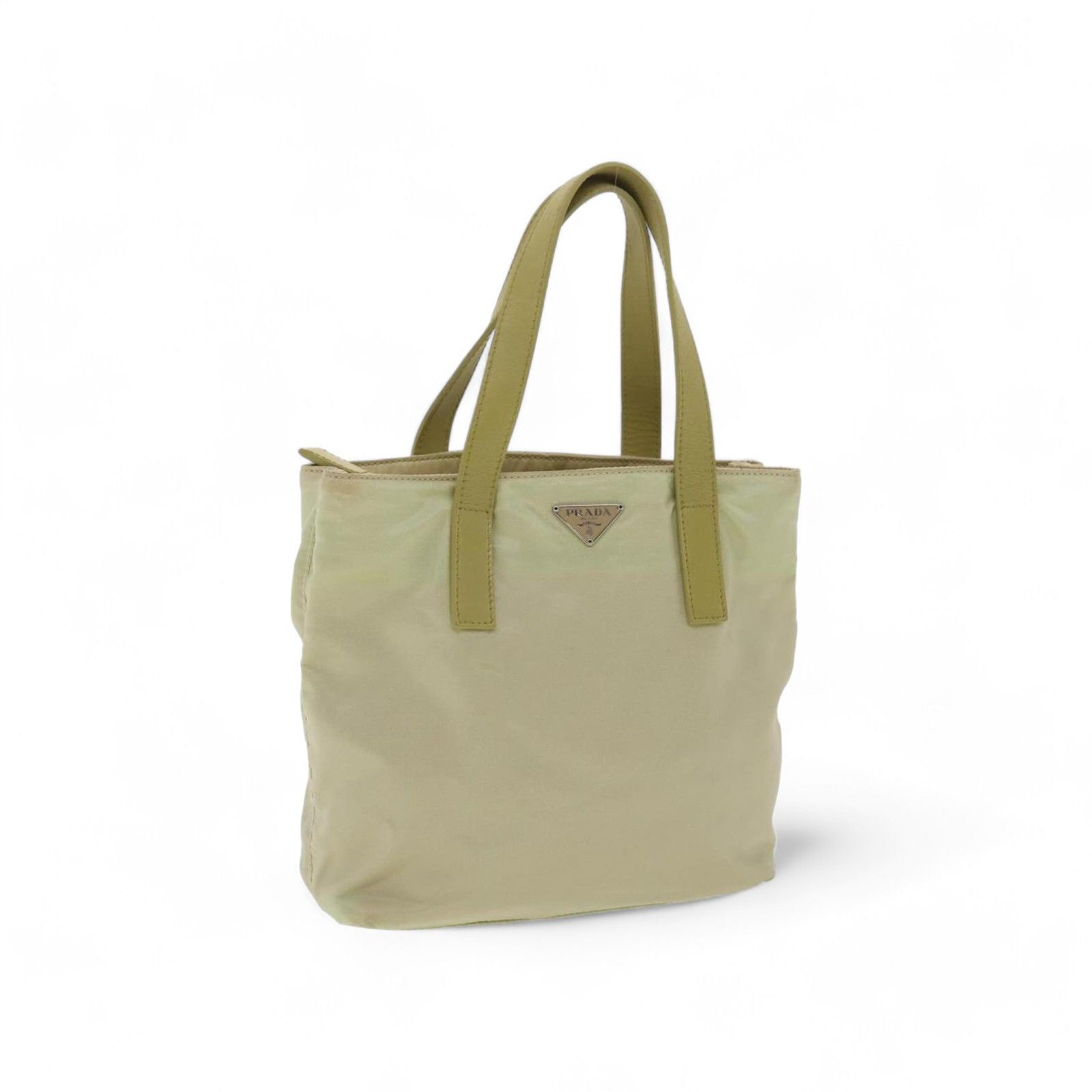 Prada Prada - Tessuto Basic Nylon Lino Beige Handbag City Card Size ONE SIZE - 1 Thumbnail