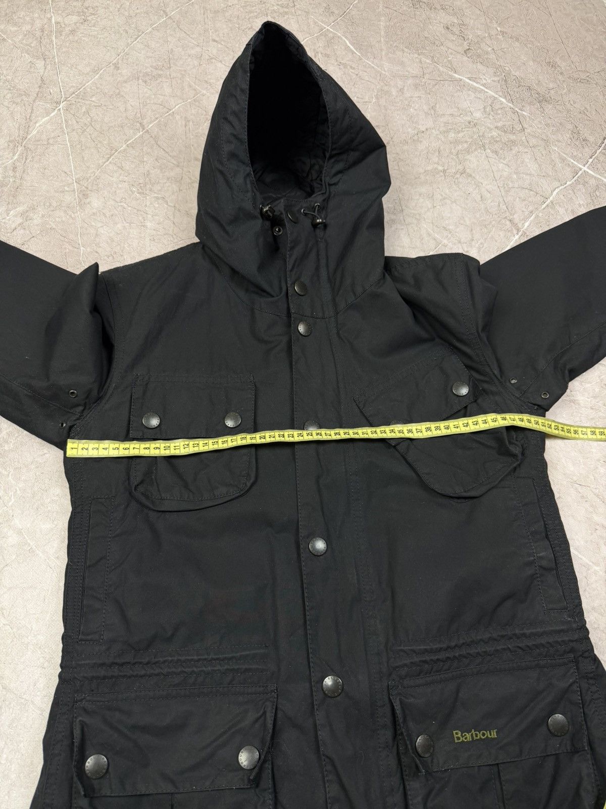 Barbour Barbour Retail Fog Parka Black Waxed Cotton Small Size US S / EU 44-46 / 1 - 17 Thumbnail