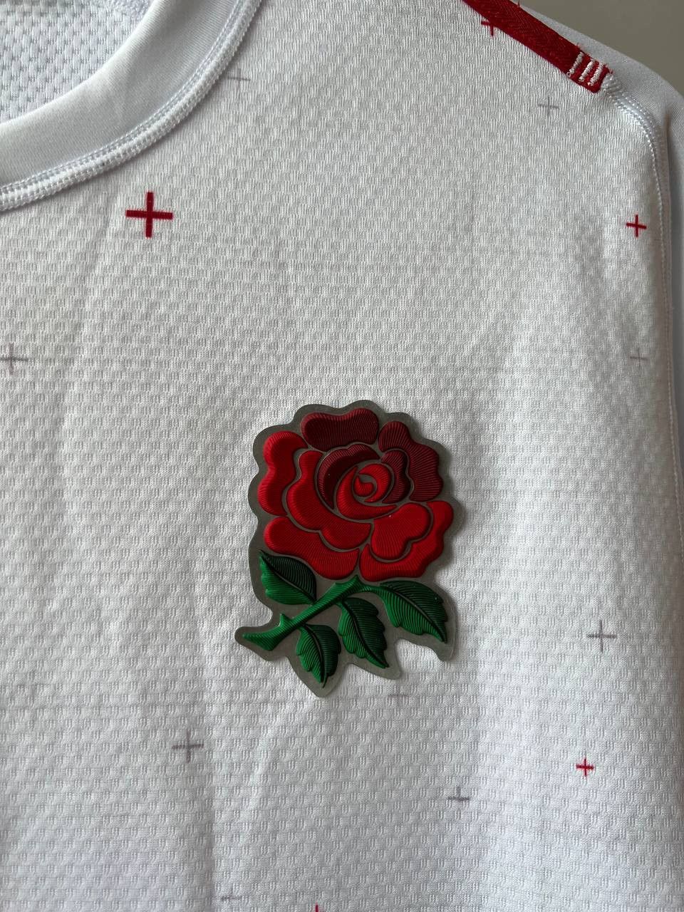 2018 ENGLAND #16 MATCH WORN PLAYER ISSUED U20 RUGBY SHIRT XL