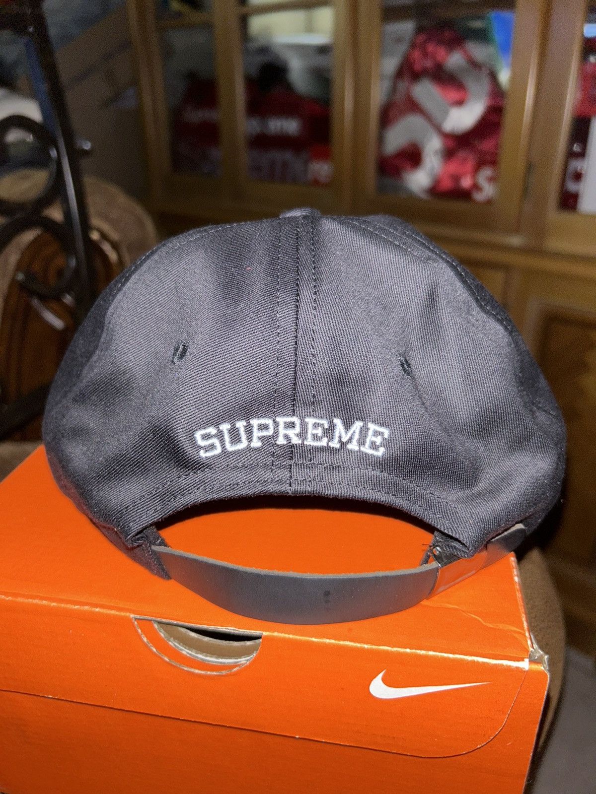 Supreme Supreme Visor Label 6 Panel Black FW18 NEW Size ONE SIZE - 3 Thumbnail