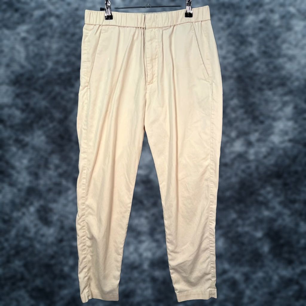 Cos COS Mens 33R Beige Casual Trousers Lyocell & Cotton Blend Tapered Leg Pants Size US 33 - 1 Thumbnail