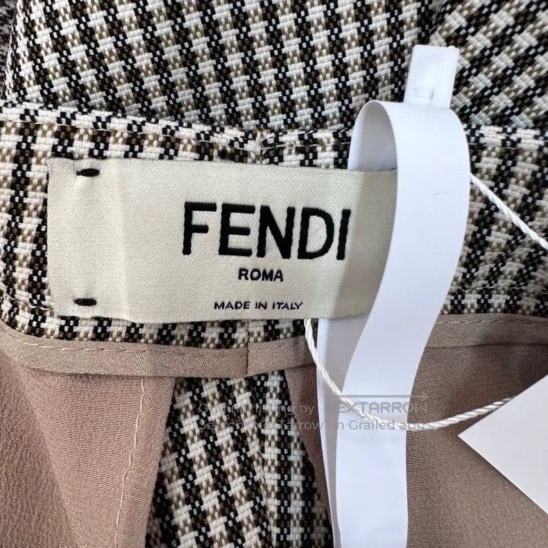 Fendi Fendi Monogram FF Full Print Strapless Dress Size 26" / US 2 / IT 38 - 3 Thumbnail