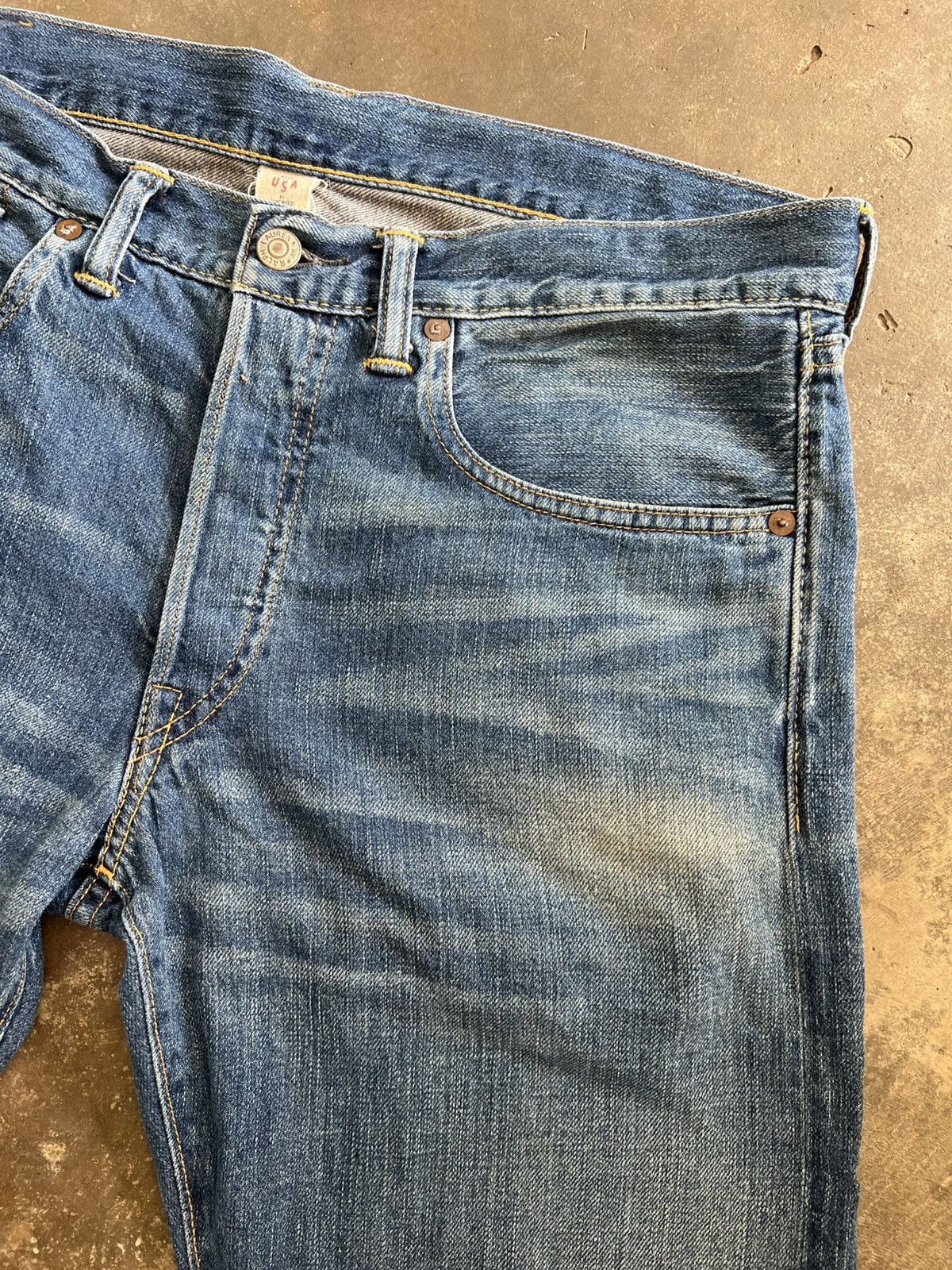 RRL Ralph Lauren Polo Raplh Lauren Double RRL Slim Selvedge Jeans Size US 33 - 9 Thumbnail