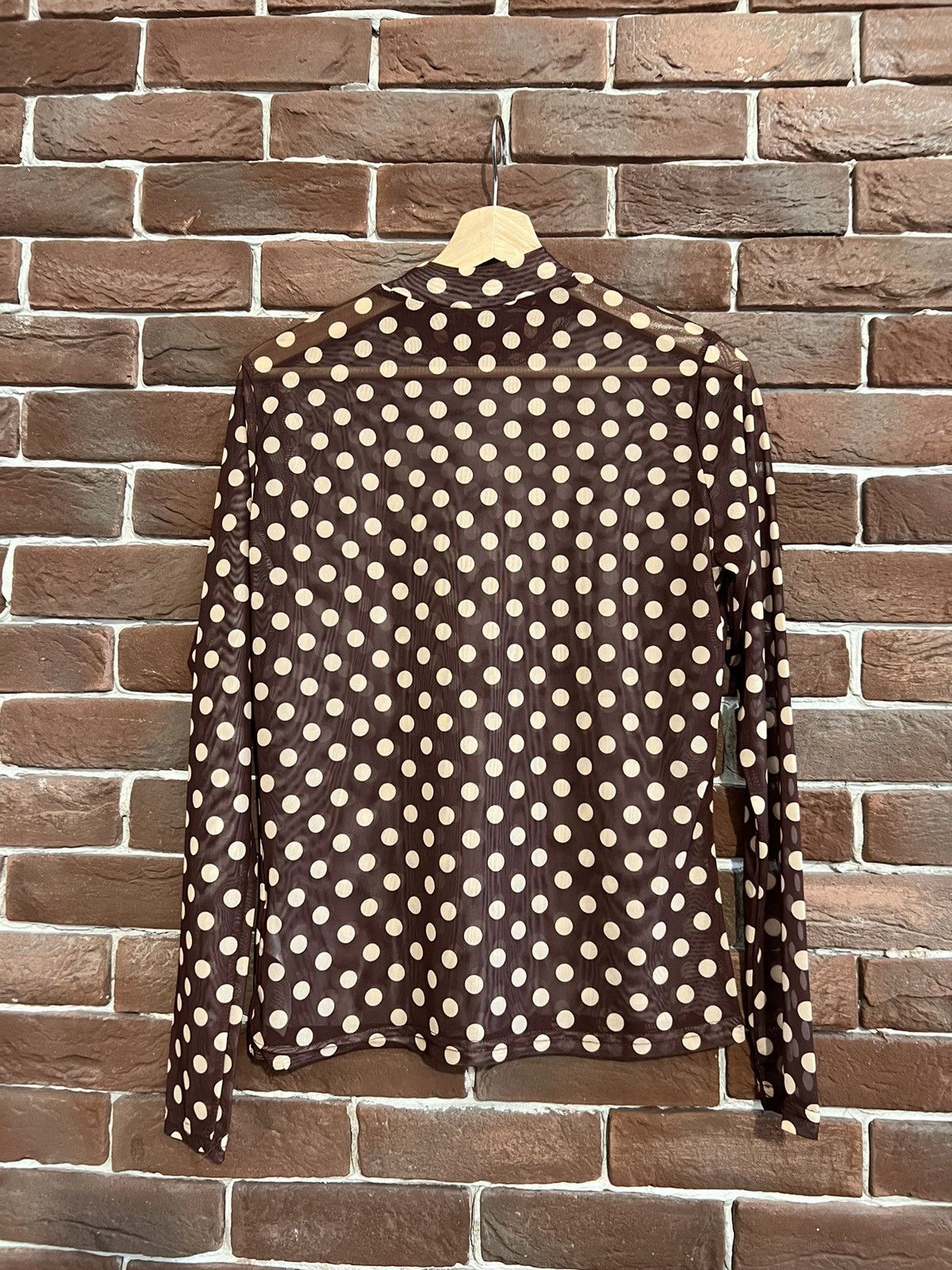 Jean Paul Gaultier Rare Vintage Polka Dot Y2K Mesh top like jean paul gaultie Size M / US 6-8 / IT 42-44 - 2 Thumbnail