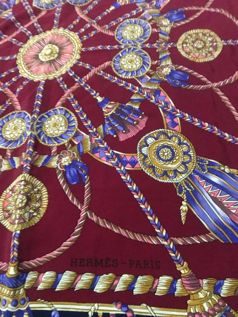 Hermes Vintage Hermes Paris Silk Scarf Size ONE SIZE - 2 Thumbnail