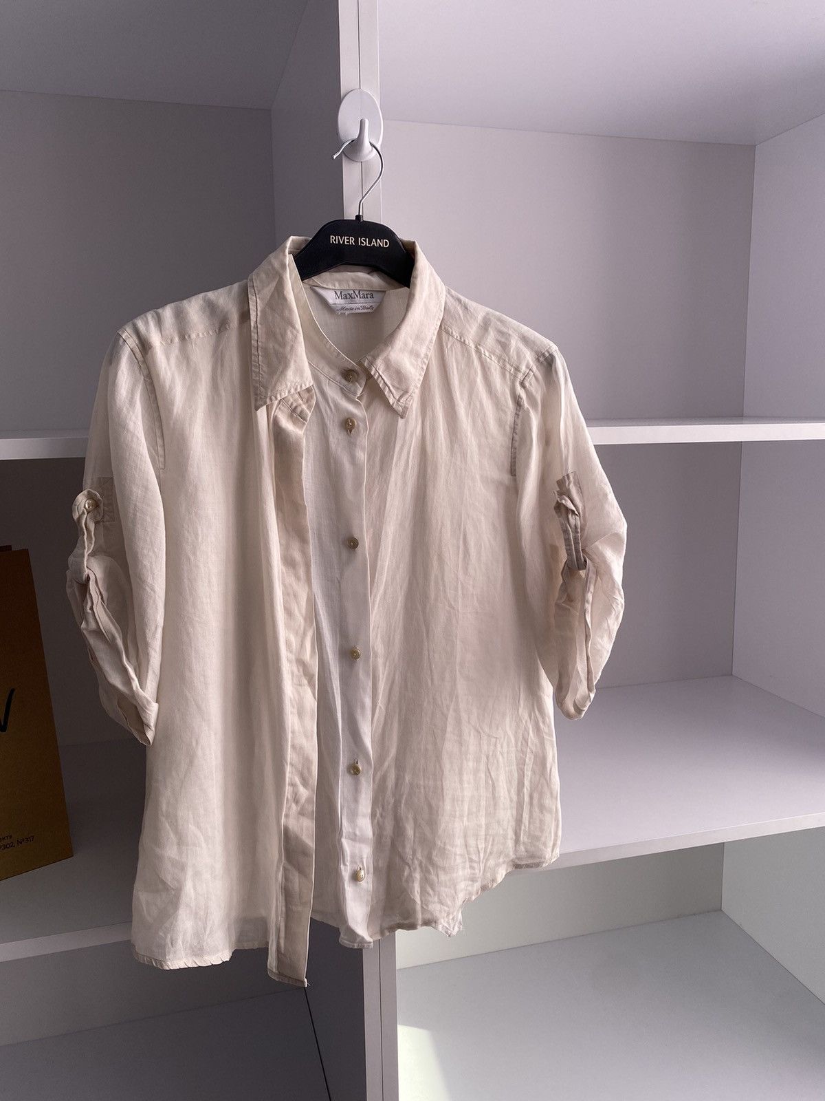 Designer × Max Mara × Vintage Vintage Max Mara Women’s Designer Blouse Size M / US 6-8 / IT 42-44 - 6 Thumbnail