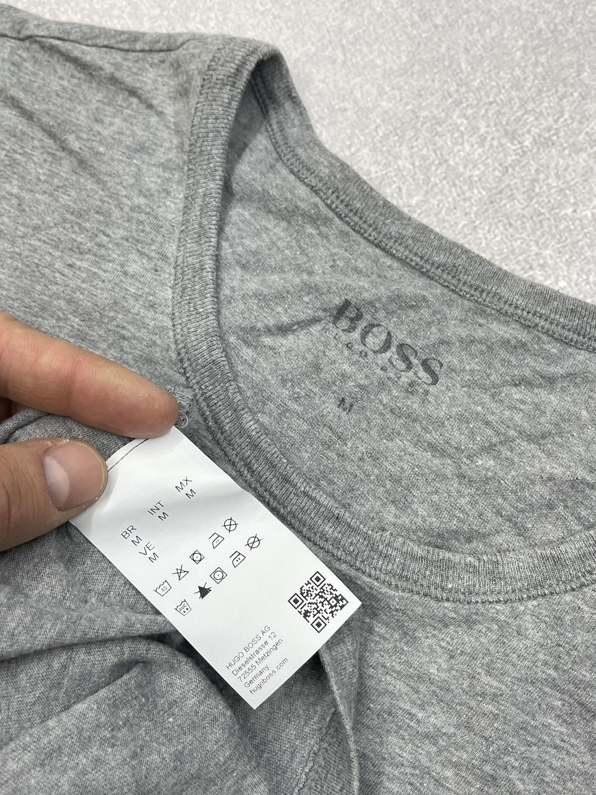 Hugo × Hugo Boss Mens Two T Shirt Hugo Boss Grey Small Logo Size M Size US M / EU 48-50 / 2 - 7 Thumbnail