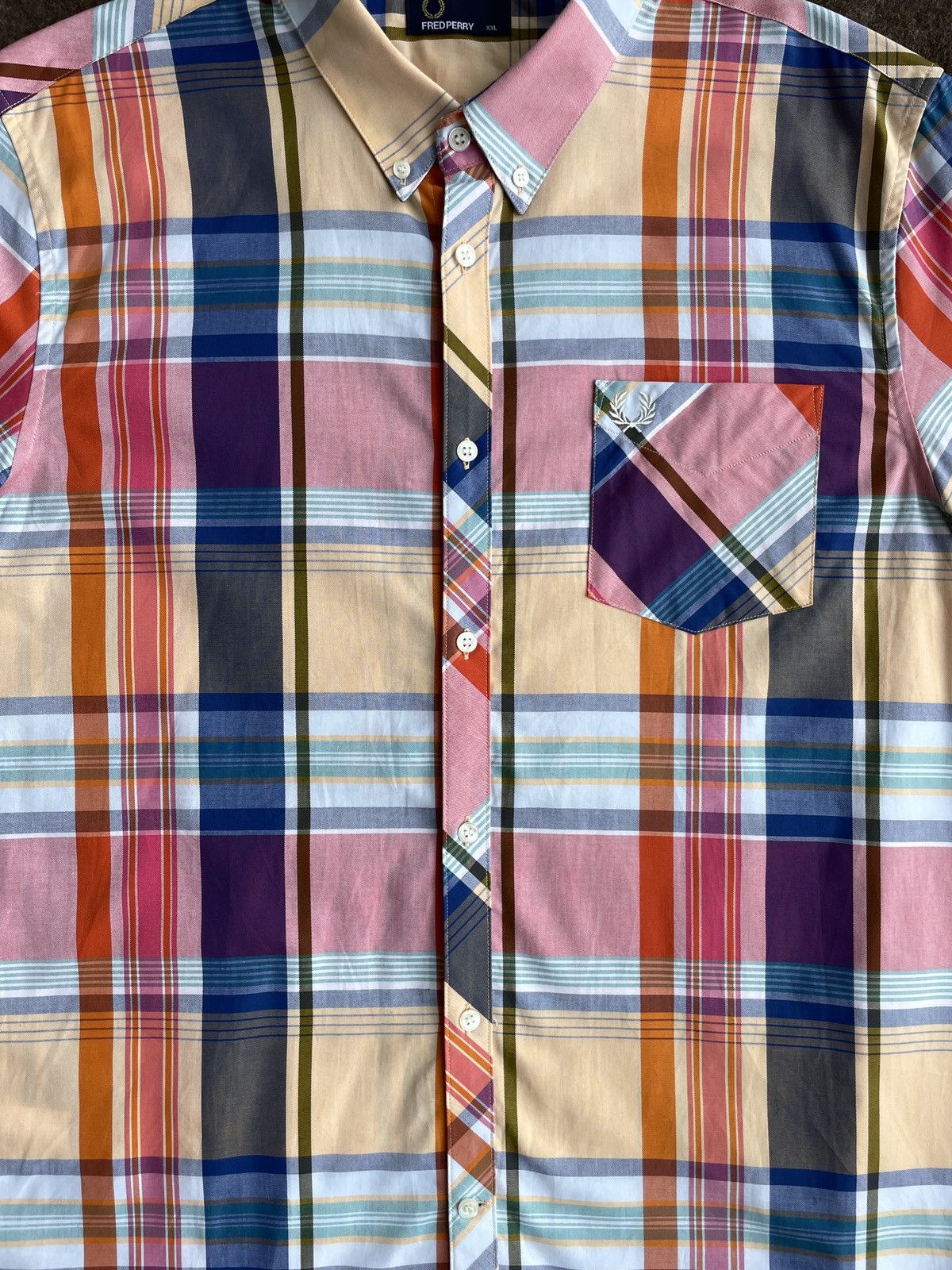 Fred Perry Fred Perry Short Sleeve Shirt Size US XXL / EU 58 / 5 - 2 Thumbnail