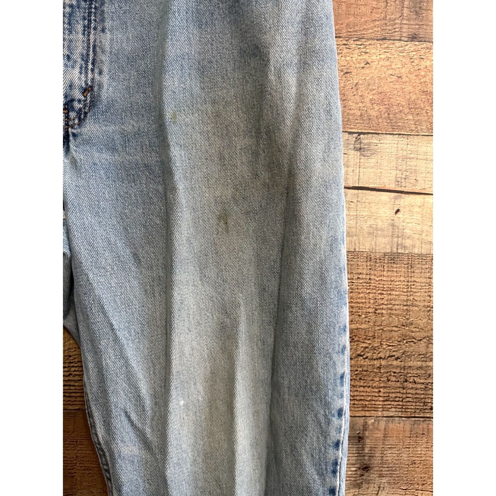 Levi's VINTAGE Levi's 550 Jeans Tapered Leg High Rise Size 14 Womens Blue Denim 100% Cotton Regular Fit Size 36" / US 14 / IT 50 - 2 Thumbnail