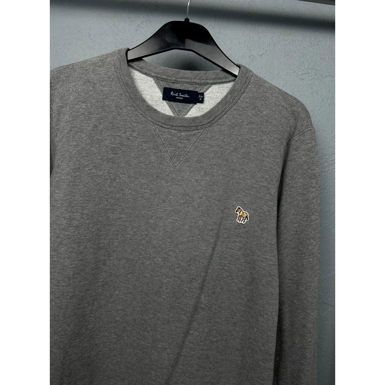 Paul Smith Paul Smith Mens Sweatshirt Pony Logo Size M Gray Cotton Logo Pullover Crew Neck Regular Adult Mens Size US M / EU 48-50 / 2 - 2 Thumbnail