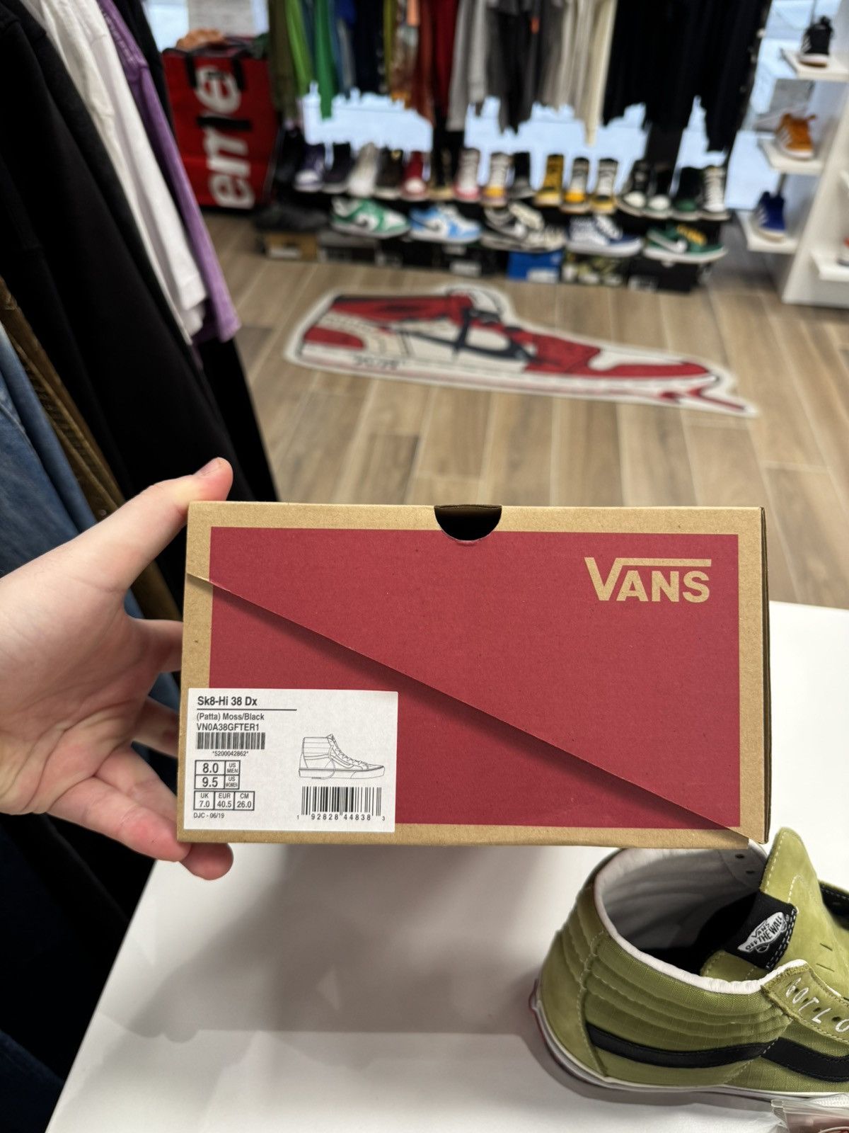 Patta × Vans Vans x patta hi olive 40,5 Size US 8 / EU 41 - 13 Thumbnail