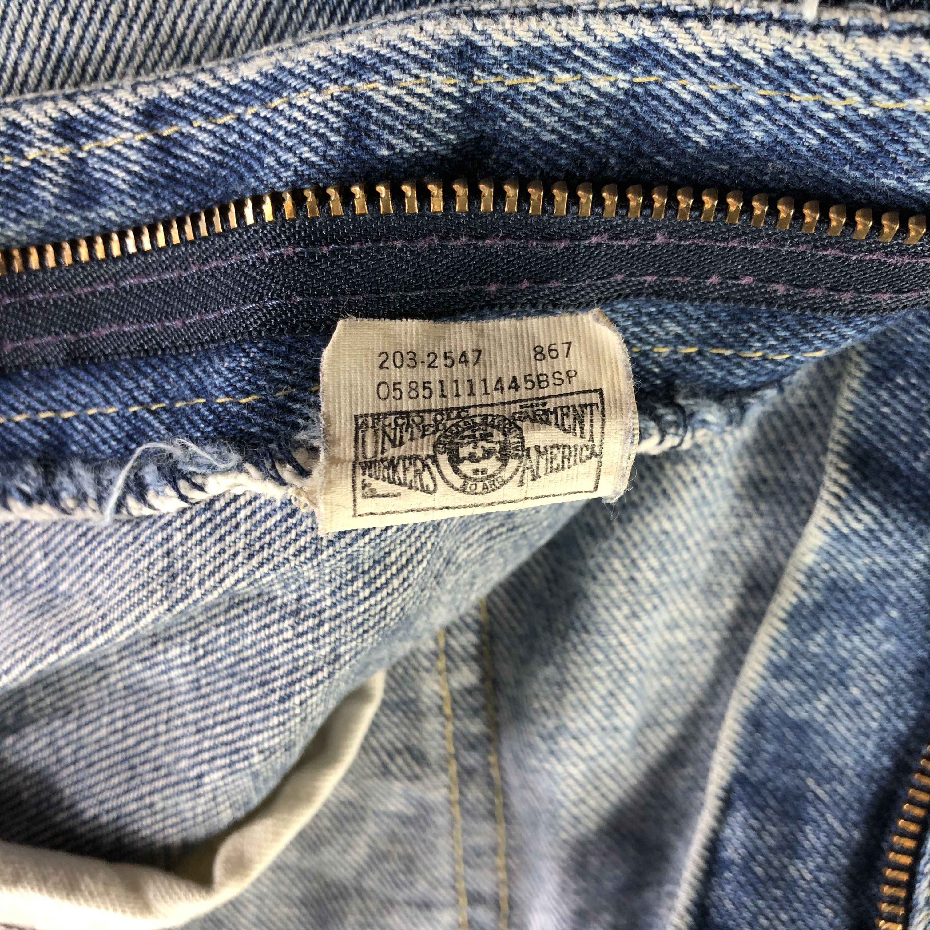 Lee Vintage Blue Wash Lee Jeans-J4144 Size US 33 - 9 Thumbnail