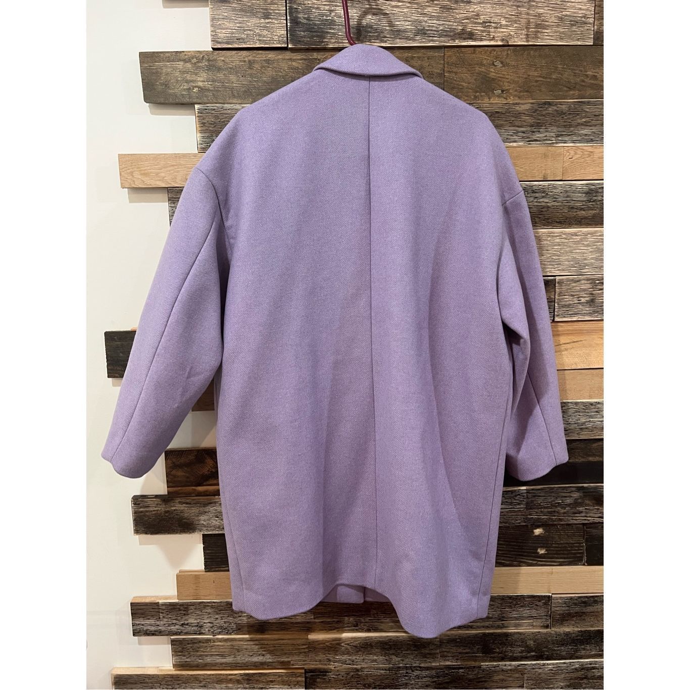 Everlane Everlane NWOT Wool Cocoon Coat Lavender Oversize Fit Sz 12 Size XL / US 12-14 / IT 48-50 - 4 Thumbnail