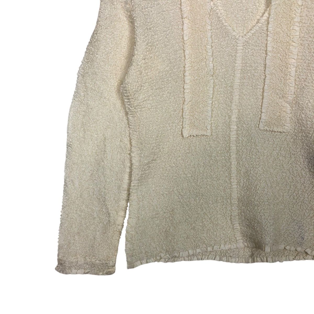 Yoshiyuki Konishi 🔥VINTAGE PLEATED PULL OVER CROPPED YOSHIYUKI KONISHI Size M / US 6-8 / IT 42-44 - 6 Thumbnail