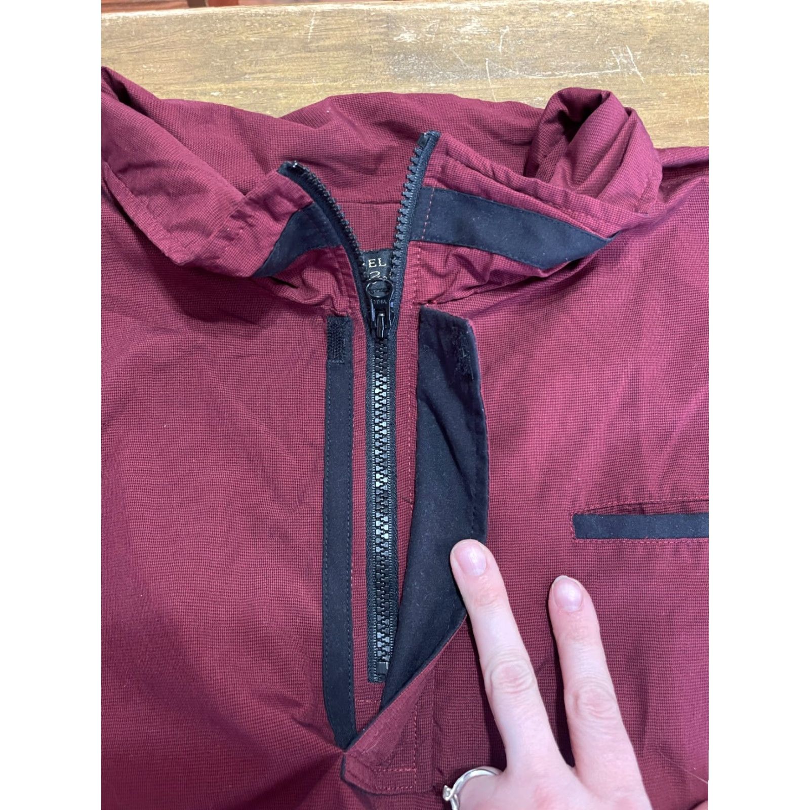 Vintage Daniel Gray Jacket Mens 2XL Windbreaker 1/4 Zip Up Pullover Golf Maroon Gray Size US XXL / EU 58 / 5 - 5 Thumbnail
