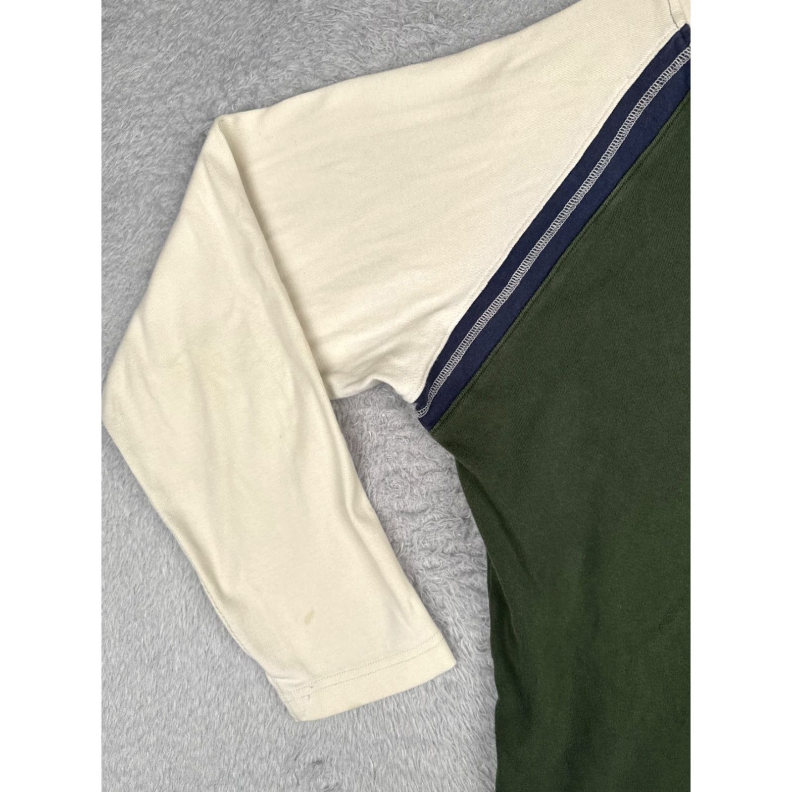 Tommy Hilfiger Tommy Hilfiger Jeans Shirt Adult Large Green Long Sleeve V-Neck 100% Cotton Size US L / EU 52-54 / 3 - 3 Thumbnail