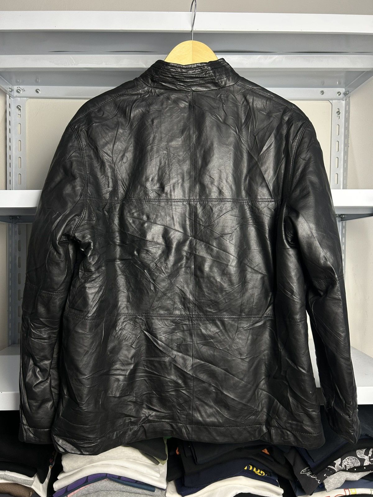 Japanese Brand VINTAGE 2005 MAESTRO LATHER JACKET Size US L / EU 52-54 / 3 - 7 Thumbnail