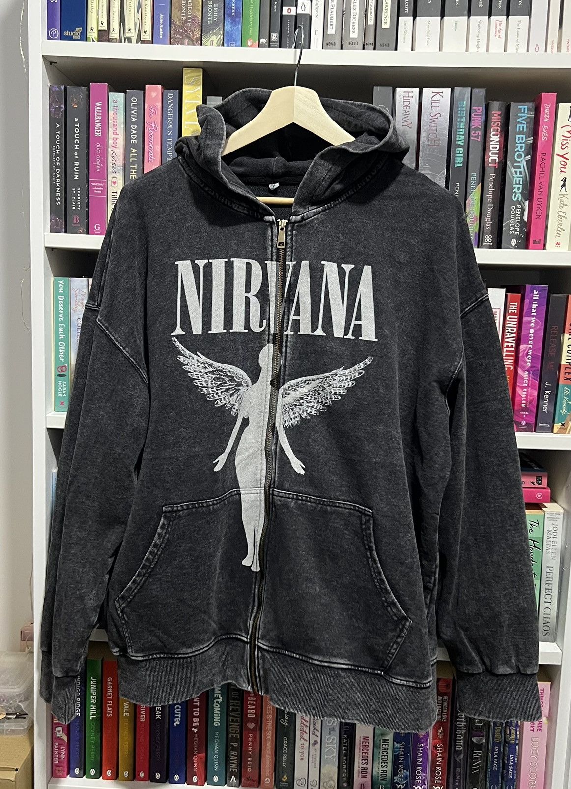 Nirvana Nirvana In Utero 1993 Tour Zipper Hoodie Size US XL / EU 56 / 4 - 1 Thumbnail