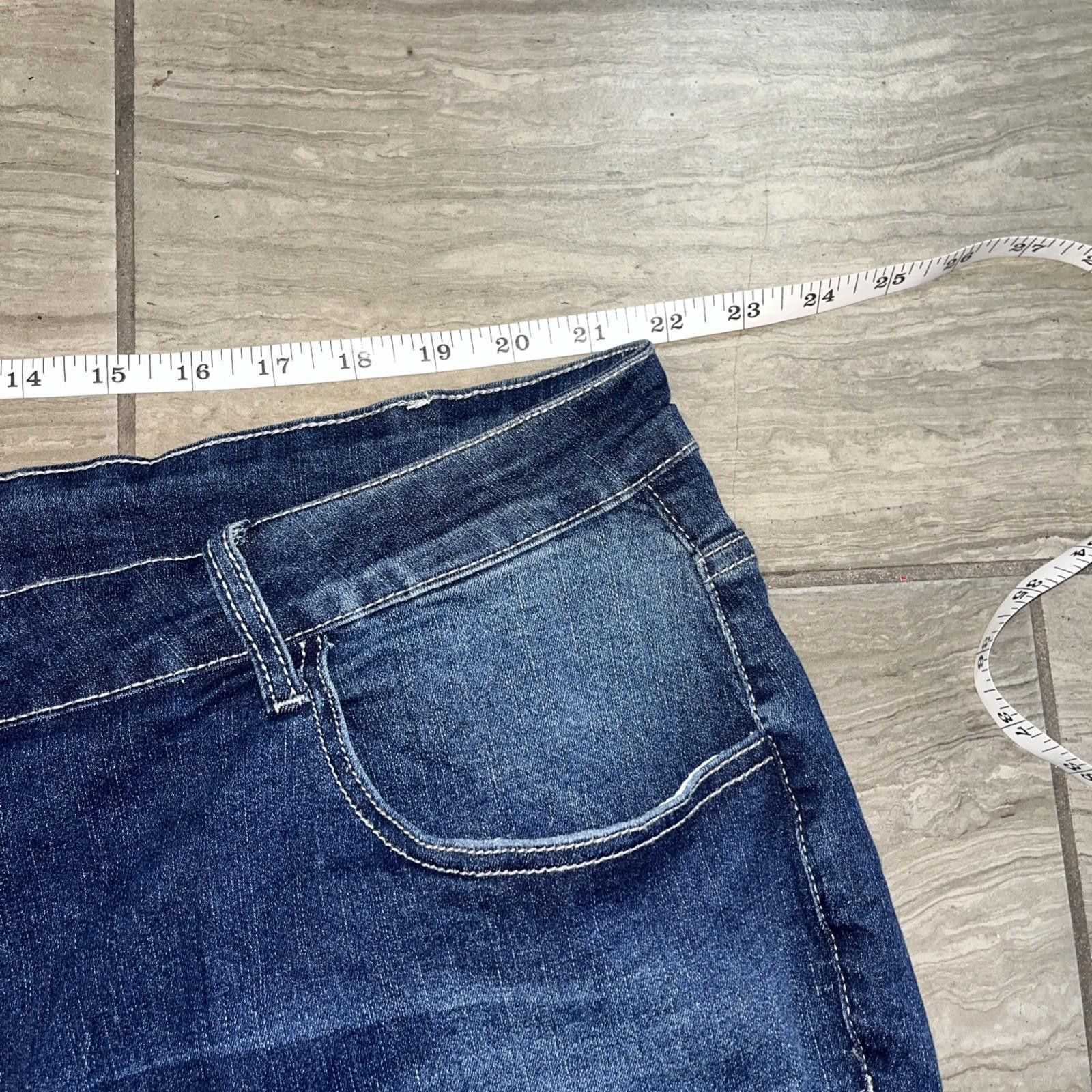 Jean Jeans Blue Distressed Jeans Size 5XL NWOT Size 30" / US 8 / IT 44 - 4 Thumbnail