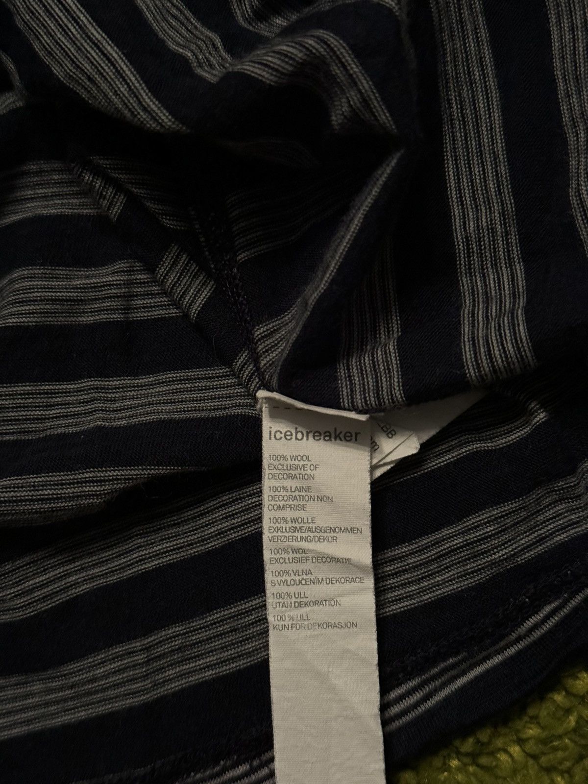 Designer × Icebreaker Icebreaker 100% merino wool striped thermo longsleeve Size M / US 6-8 / IT 42-44 - 6 Thumbnail