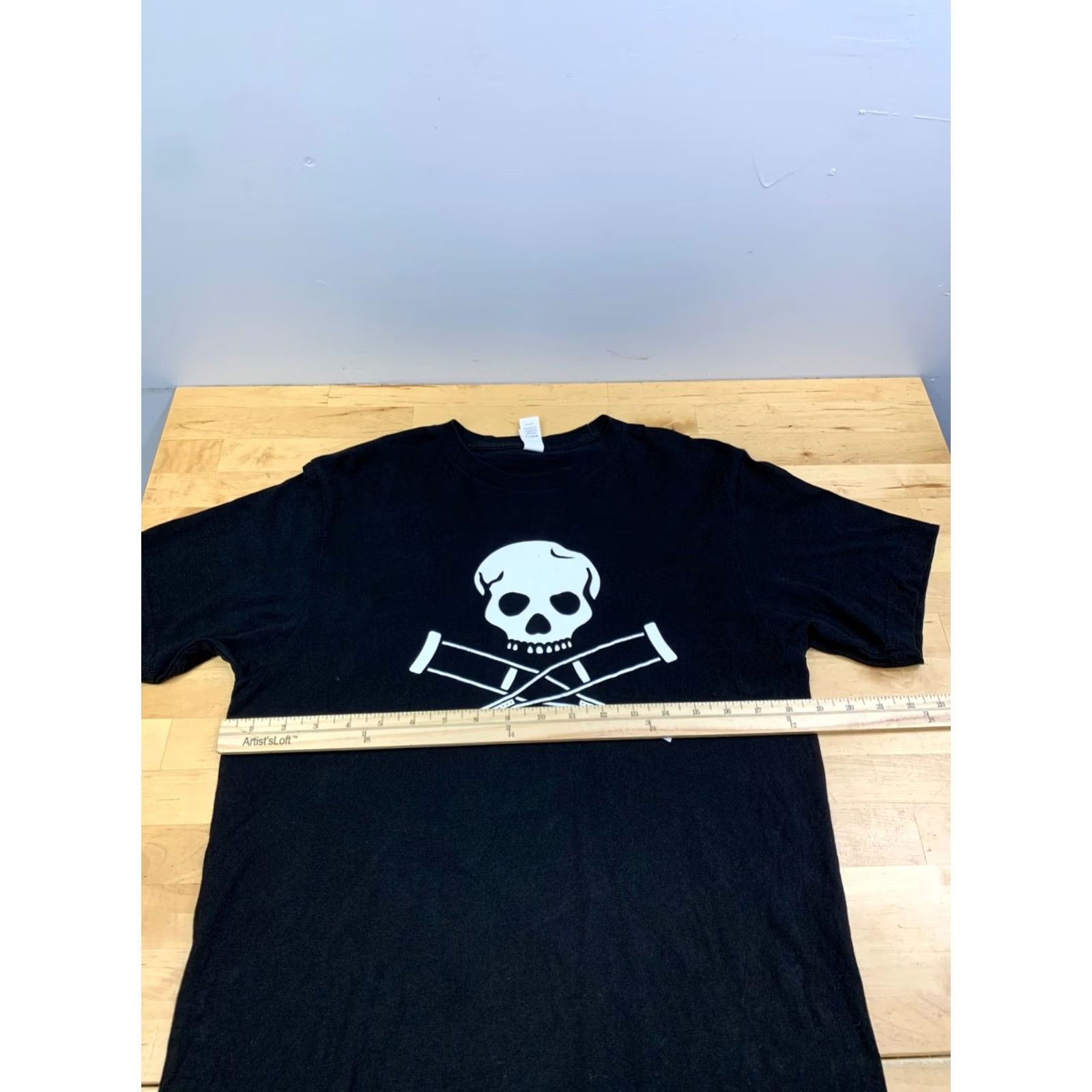 Tultex VINTAGE Jackass Forever Promo Shirt men M Black Skull Comedy 13255 Size US M / EU 48-50 / 2 - 7 Thumbnail