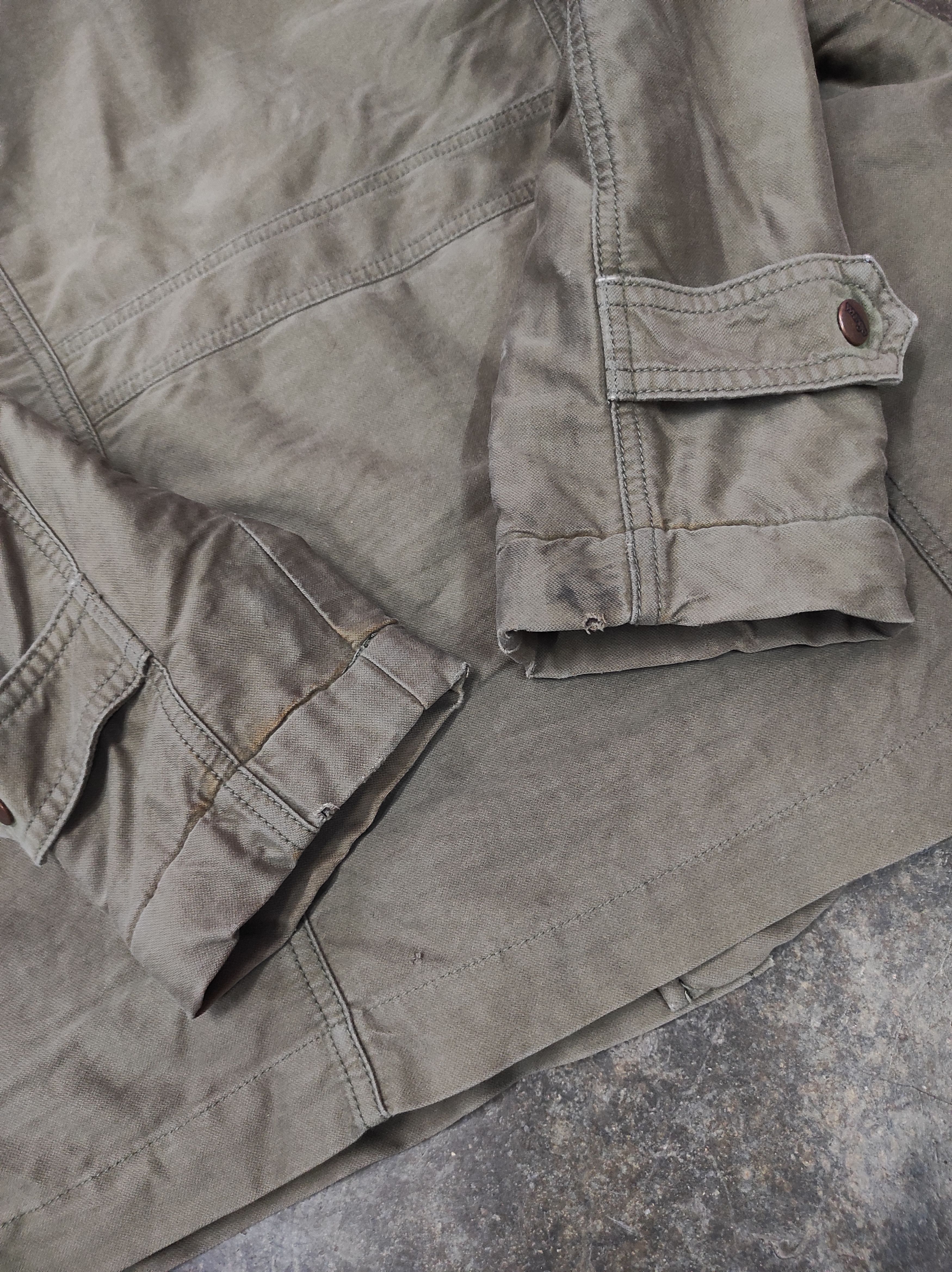 Japanese Brand × Wrangler WRANGLER WRANGE COAT SHERPA LINING JACKET DISTRESSED Size US L / EU 52-54 / 3 - 9 Thumbnail