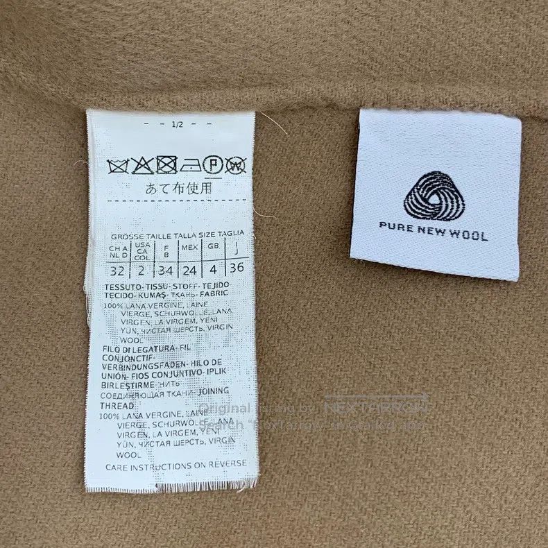 Max Mara Max Mara Brown Wool Melton Reversible Belted Coat Size XS / US 0-2 / IT 36-38 - 6 Thumbnail