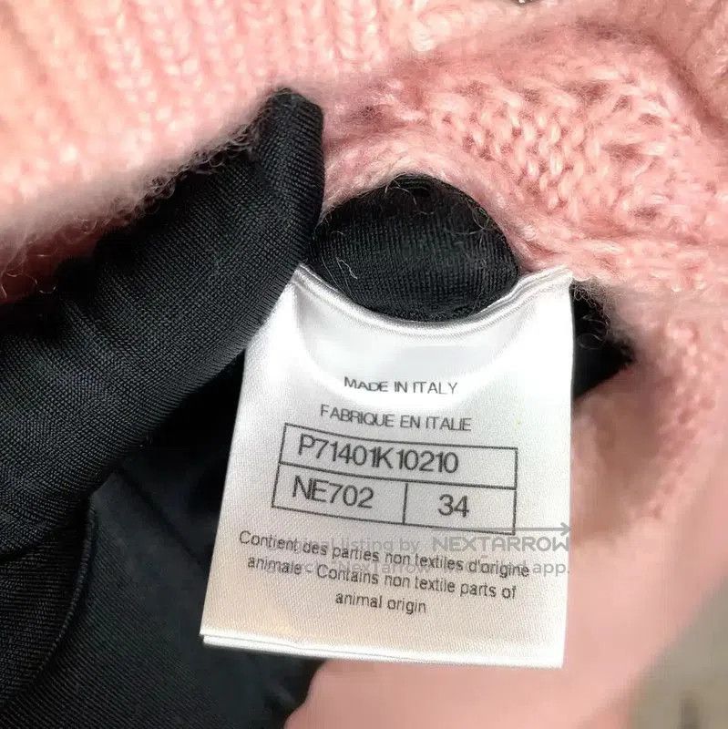 Chanel Chanel Pink Cashmere Blend Cardigan for Women . Size S / US 4 / IT 40 - 8 Thumbnail