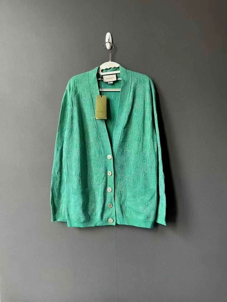 Gucci Gucci Full-printed cardigan sweater 2502-Nextarrow Size US XS / EU 42 / 0 - 1 Thumbnail