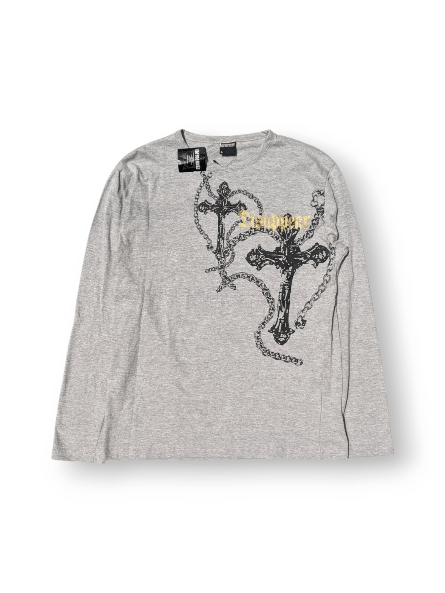 Japanese Brand The Breakers Chain Cross Poem Long Sleeve t-shirt Size US L / EU 52-54 / 3 - 1 Thumbnail
