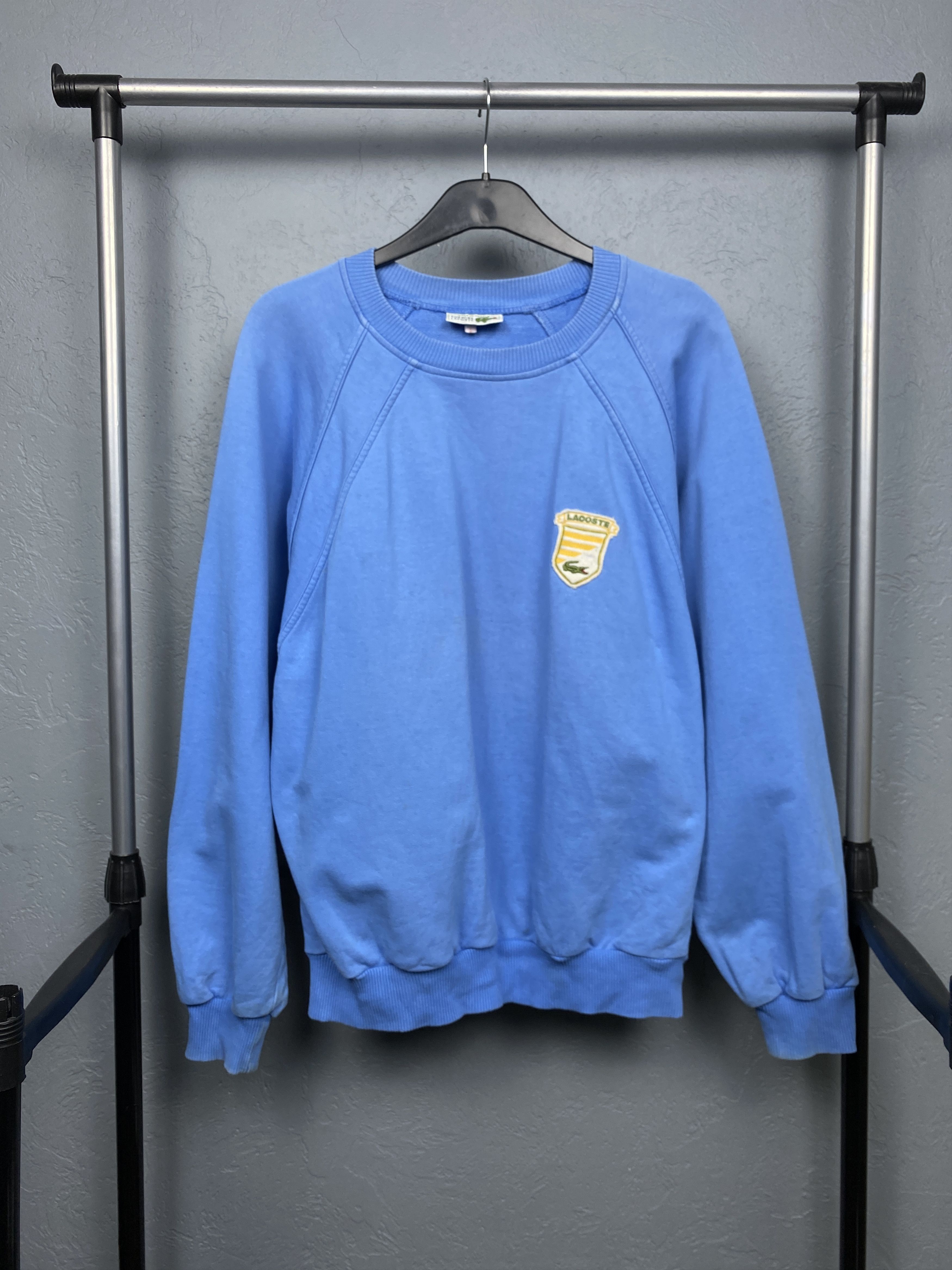 Lacoste Lacoste 90s Vintage Mens Sweatshirt Made in France Size US M / EU 48-50 / 2 - 1 Thumbnail