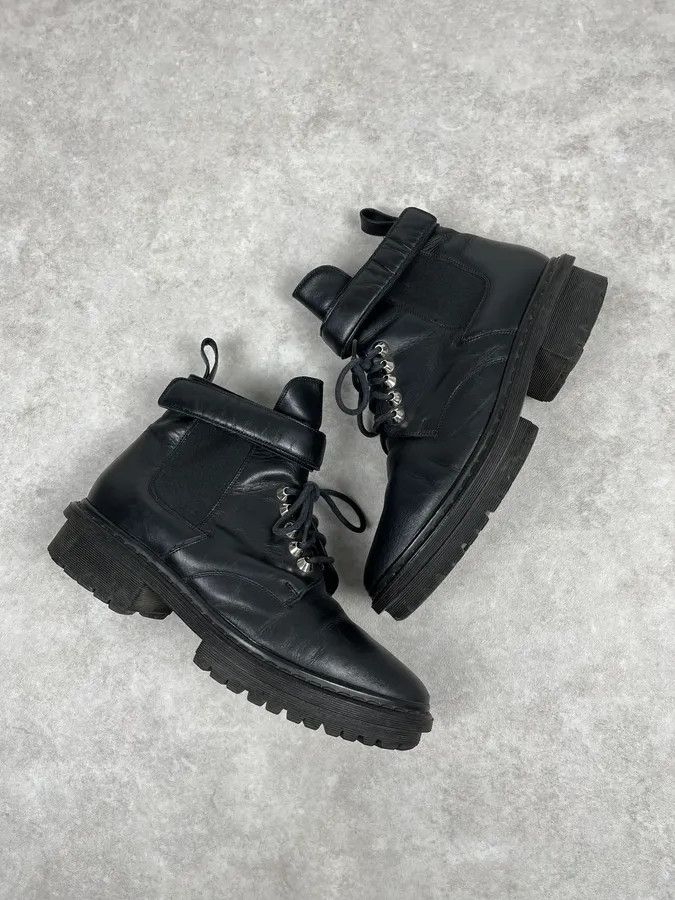 Balenciaga 2000s Balenciaga Black Leather Low Boots Size US 9 / IT 39 - 6 Thumbnail